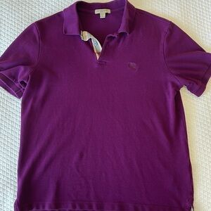 Burberry Brit Men’s Polo in Purple - size medium
